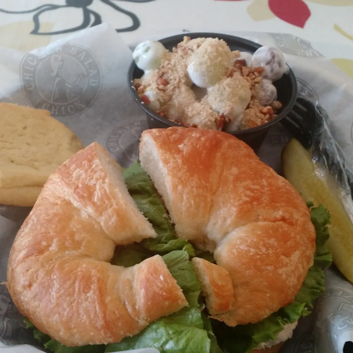 Grape Salad and Lemon Cookie