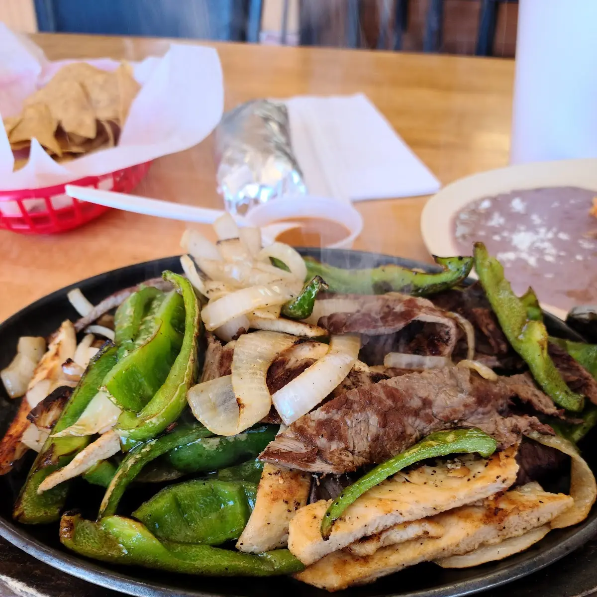Chicken and Beef Fajitas