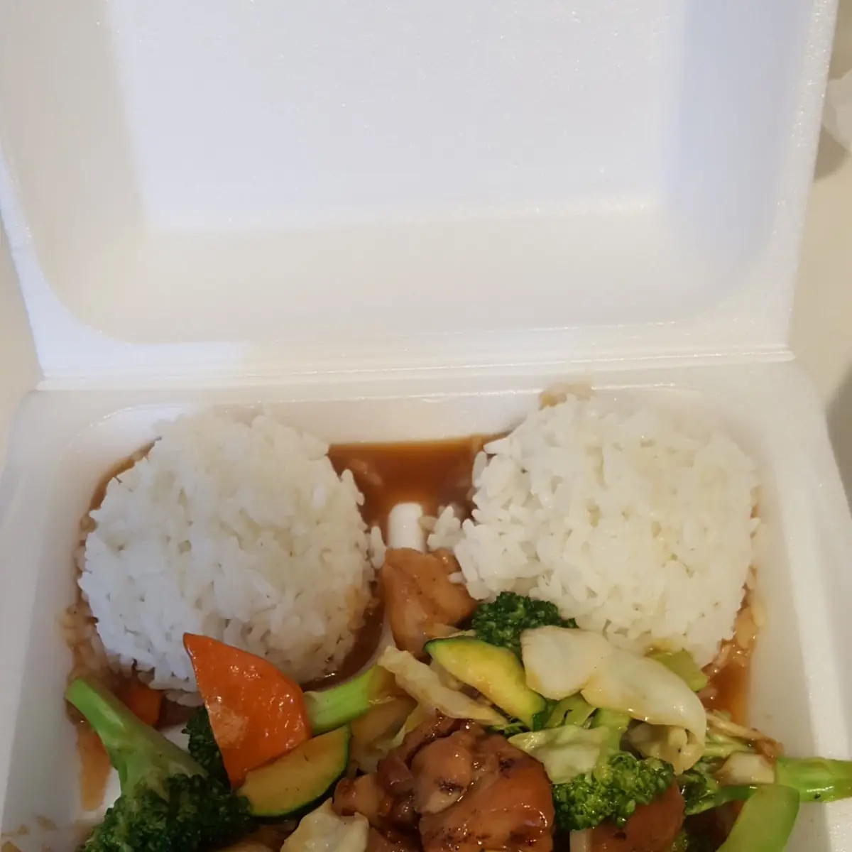 Vegetable and Chicken Teriyaki