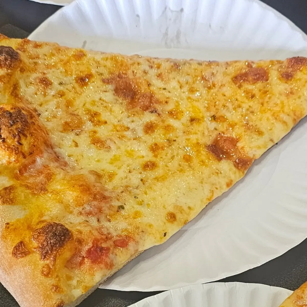 Two Cheese Pizza Slices