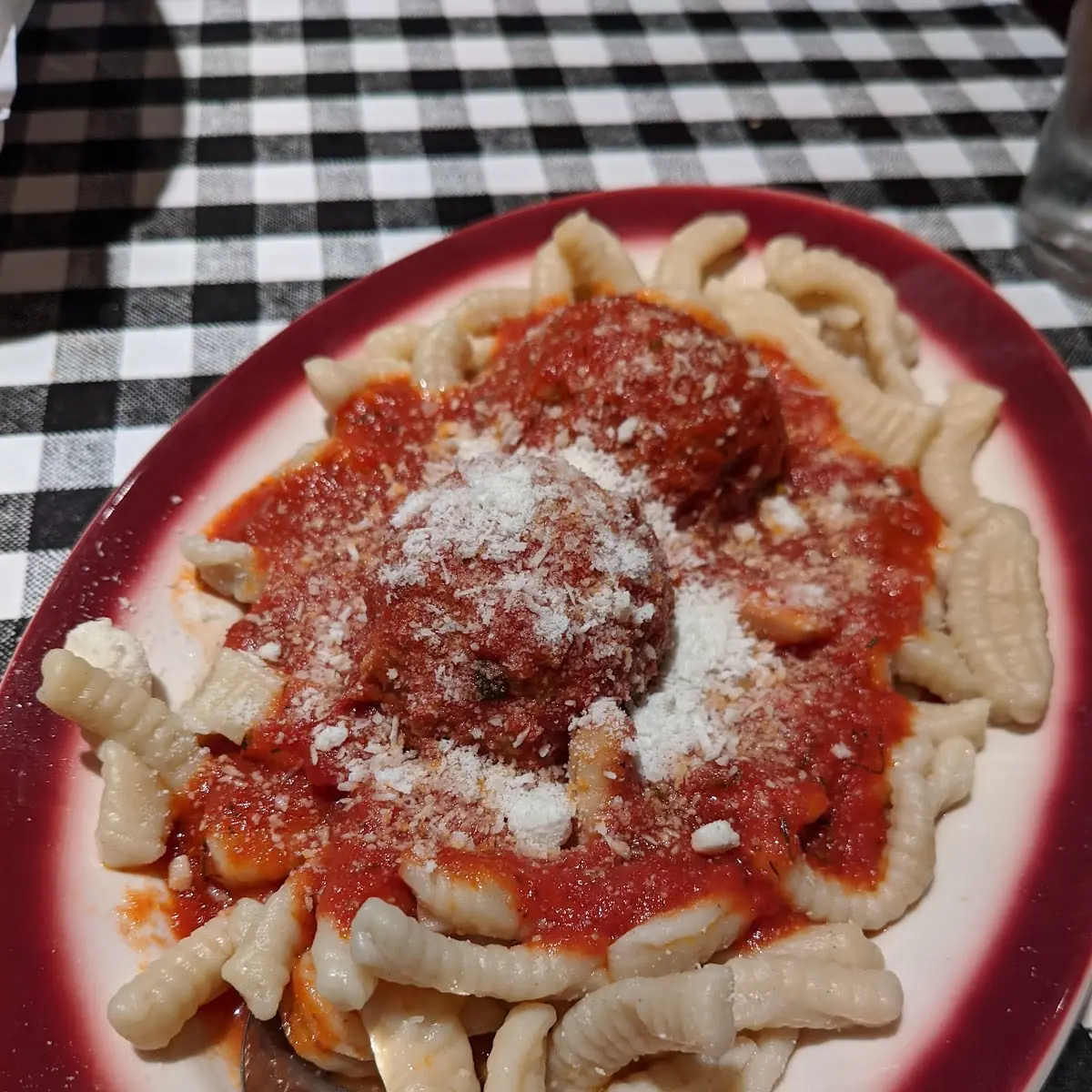 Cavatelli with Meat Balls