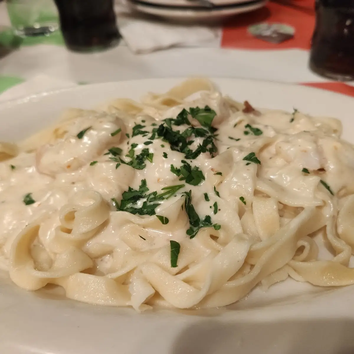 Fettuccine Alfredo with Chicken