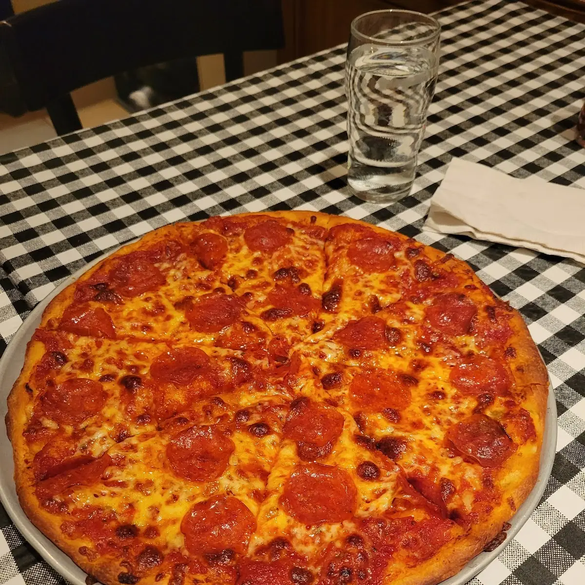 Pepperoni and Sausage Pizza