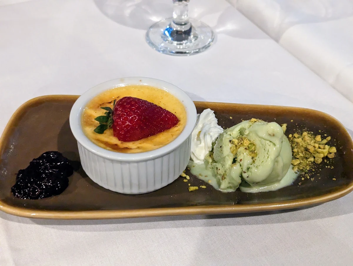 Creme Brulee, The Pilbara Room