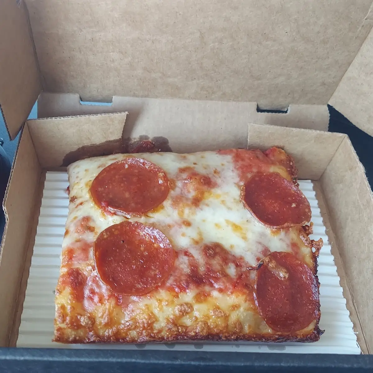 Single Slice of Pepperoni Pizza