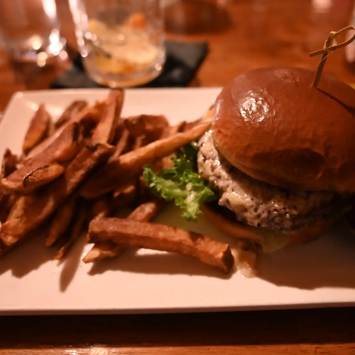 Burger and Fries