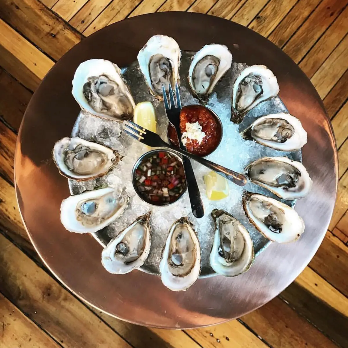 Oysters on the the Half Shell