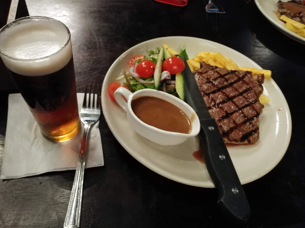 Rump Steak with Mushroom Sauce, Finn McCool's Surfers Paradise