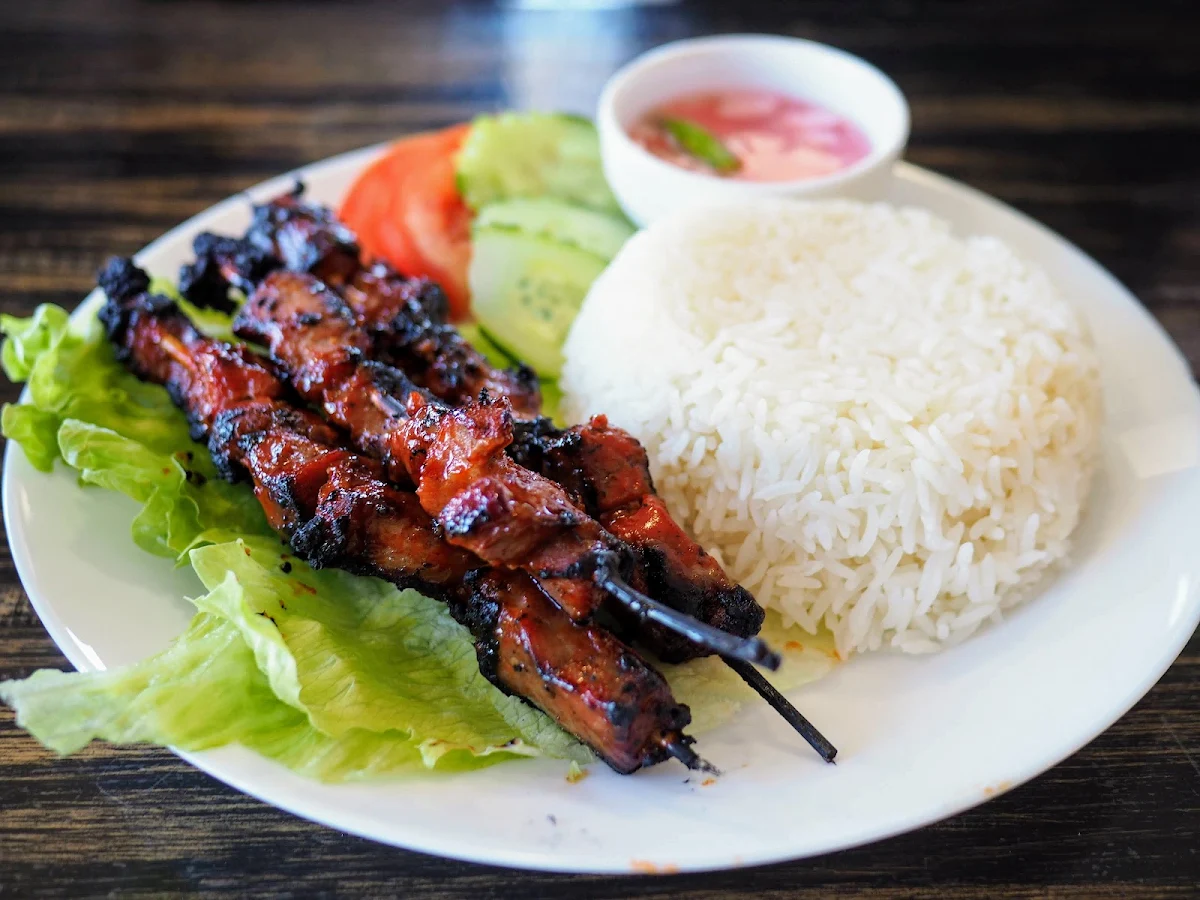 BBQ Pork Skewers, Manyaman Browns Plains