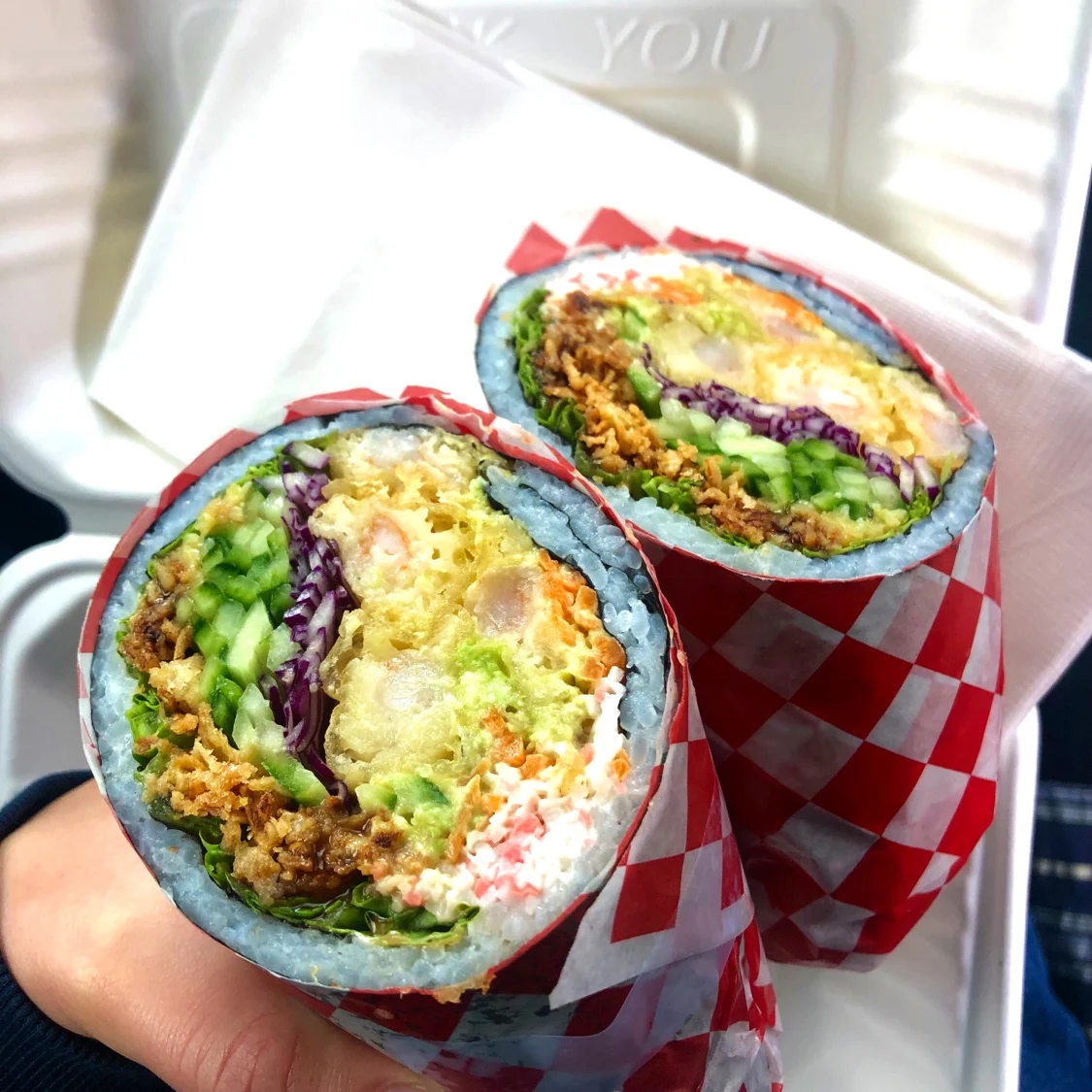 Salmon and Tuna Burrito, TOGO SUSHI