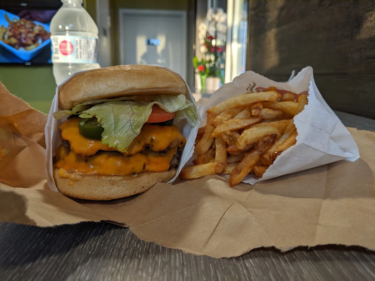Double Fresh Burger Combo, Fresh Burger Yonge Street