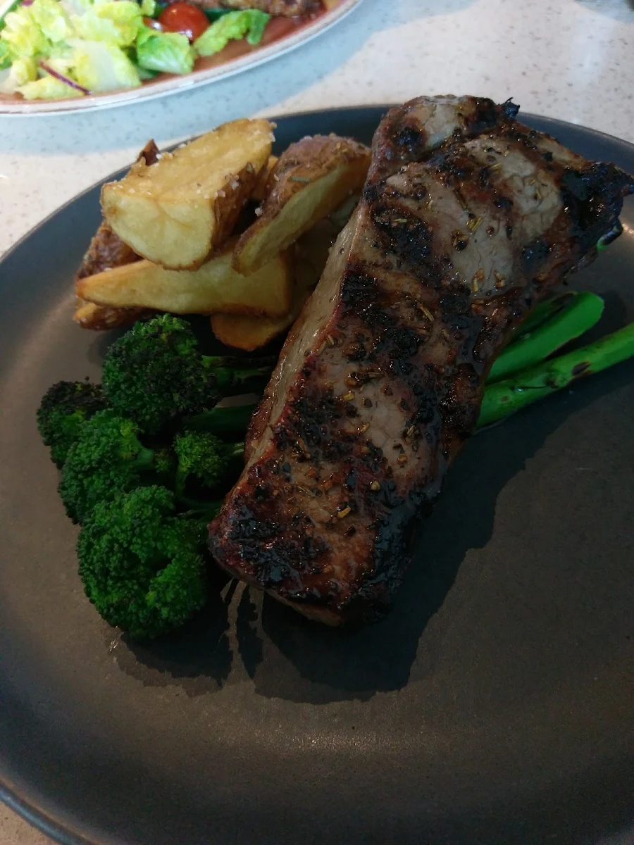 Chargrilled 350g Scotch Fillet, La Vallee Cafe/Restaurant Essendon