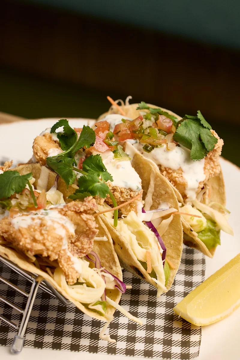 Fried Chicken Taco, La Vallee Cafe/Restaurant Essendon