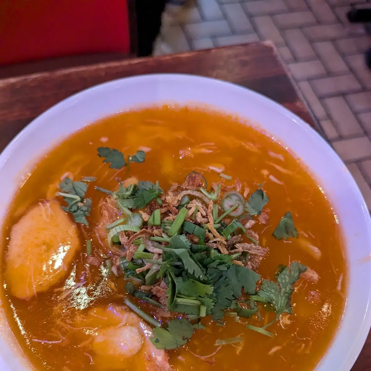 Vermicelli with Crab Tomato Soup