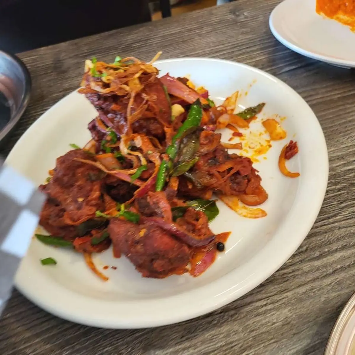 Chicken Perattu, Malabari Bistro