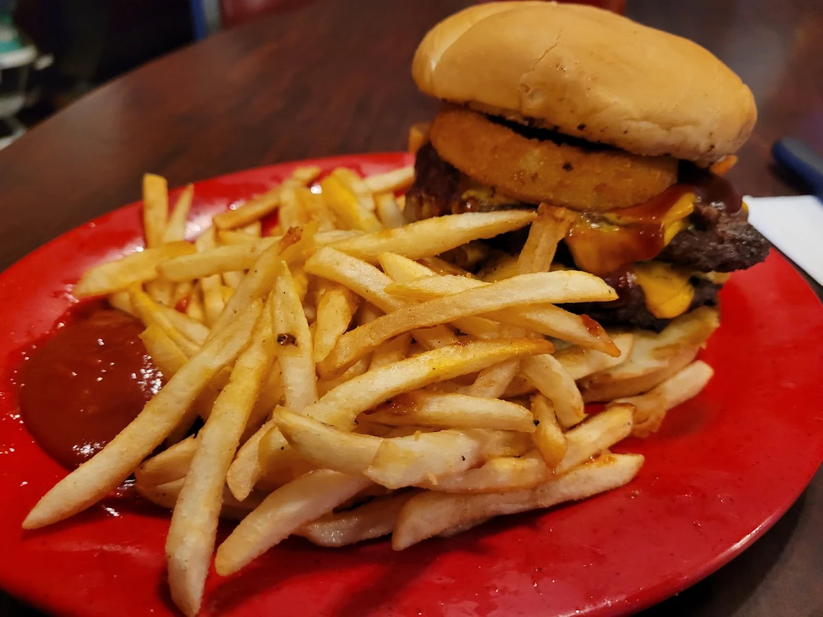 Western Burger and Fries