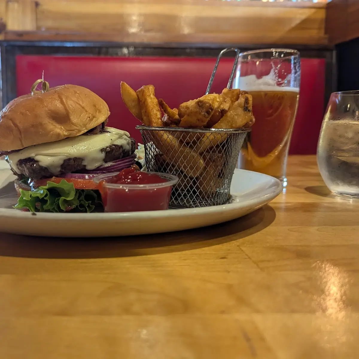Black Angus Bacon Cheeseburger