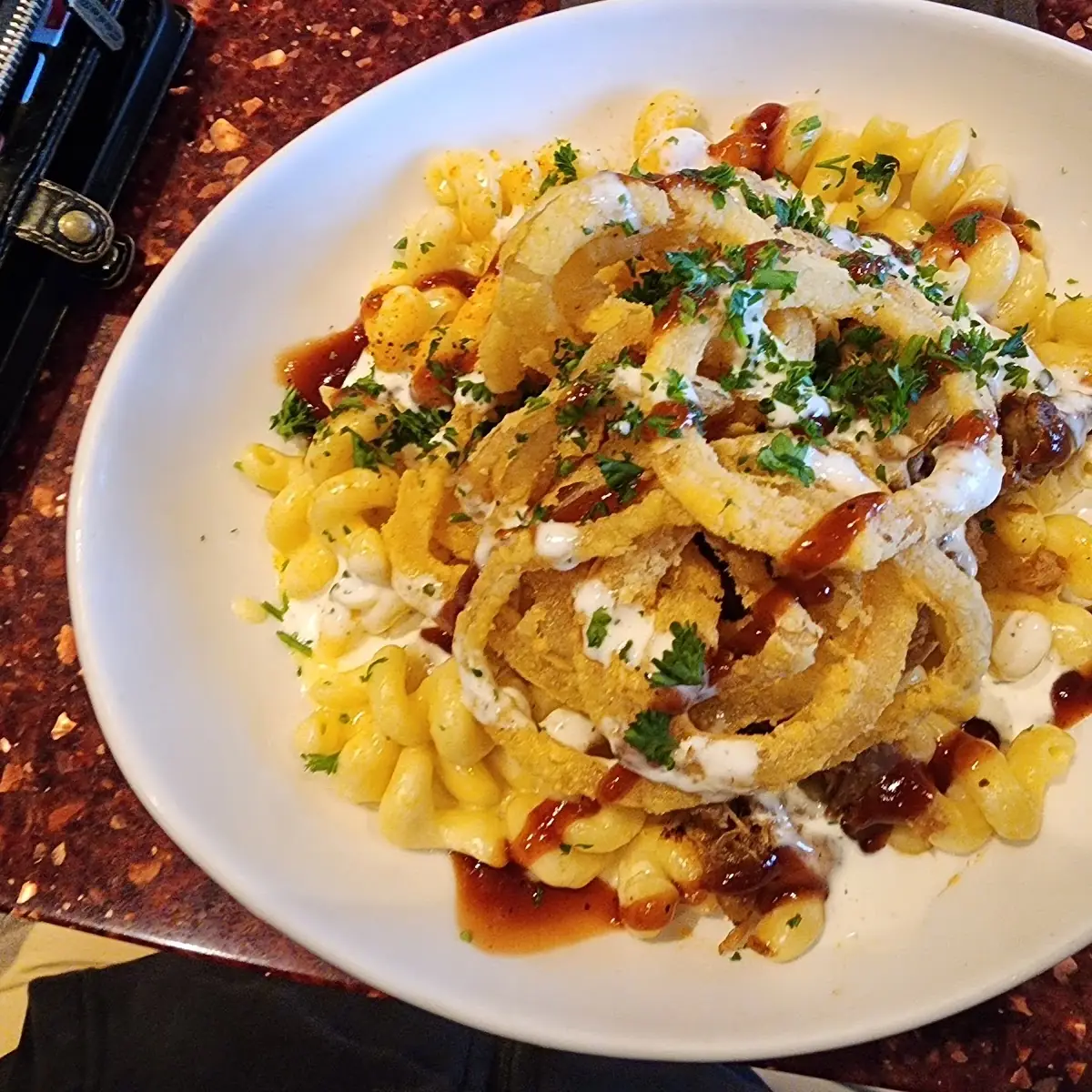 BBQ Pork Macaroni and Cheese
