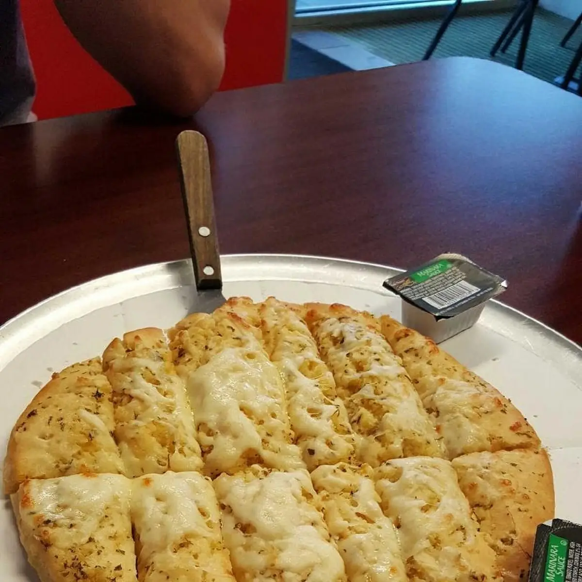 Lasagna with Garlic Bread