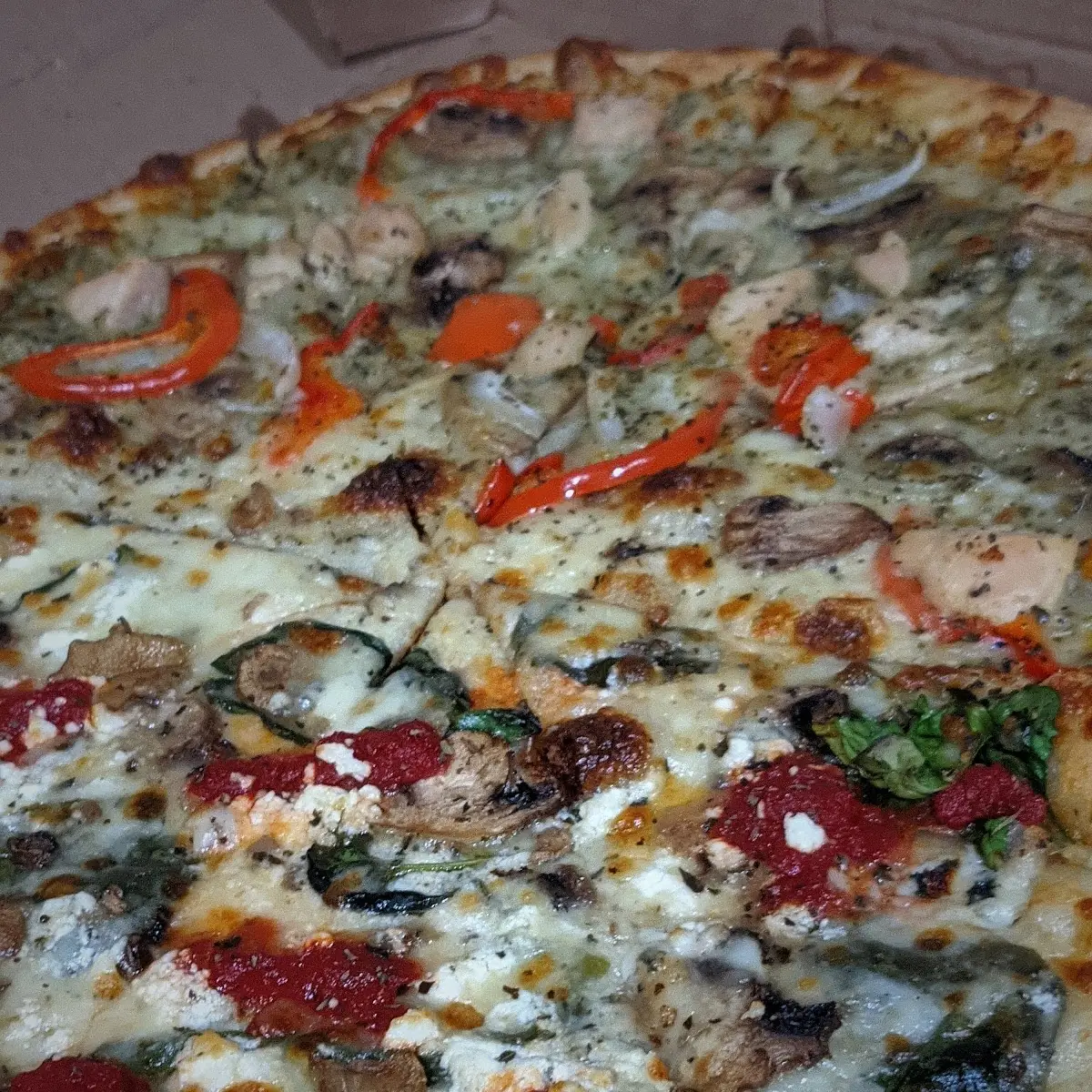 Spotted Goat Chicken Pesto