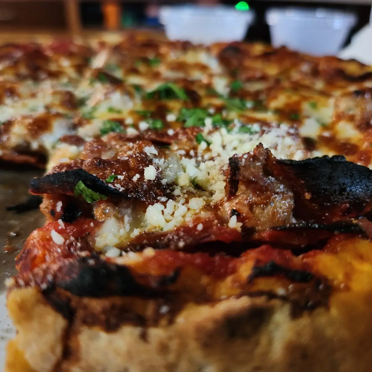 Sausage and Pepperoni Pizza