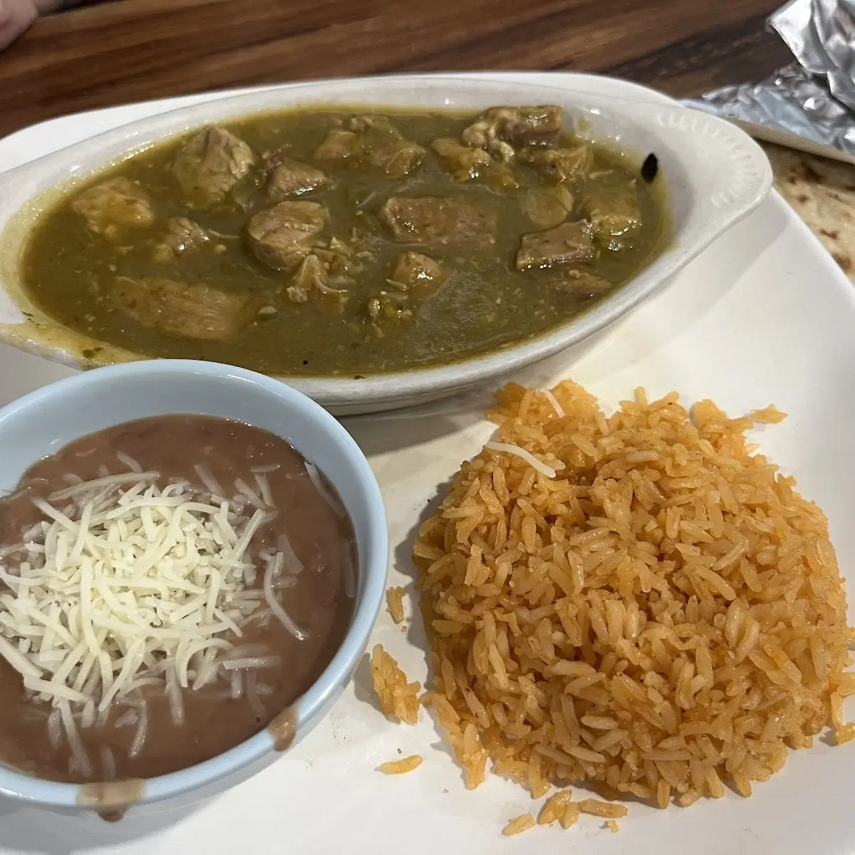 Plato Chile Verde