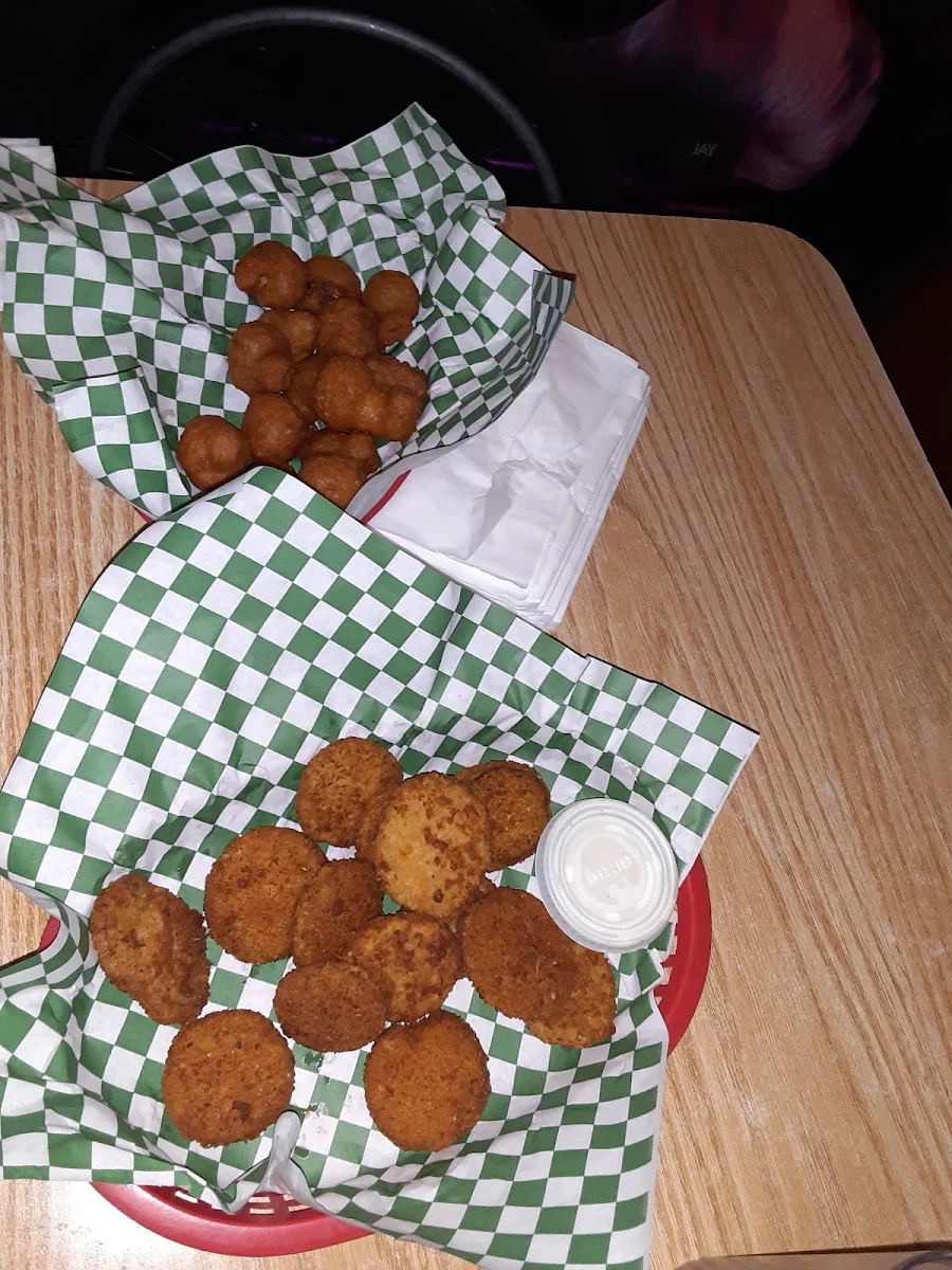 Fried Squash and Fried Mushrooms