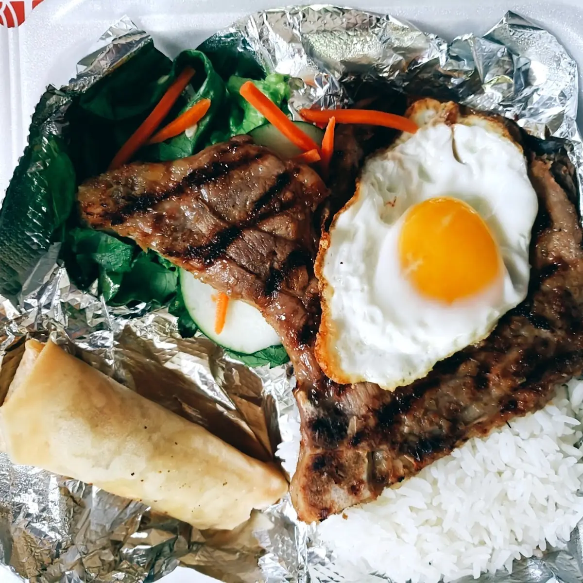 Pork Chop Rice Plate