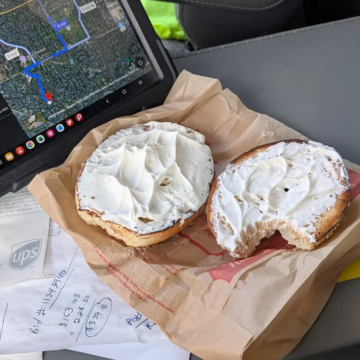 Everything Bagel with Cream Cheese