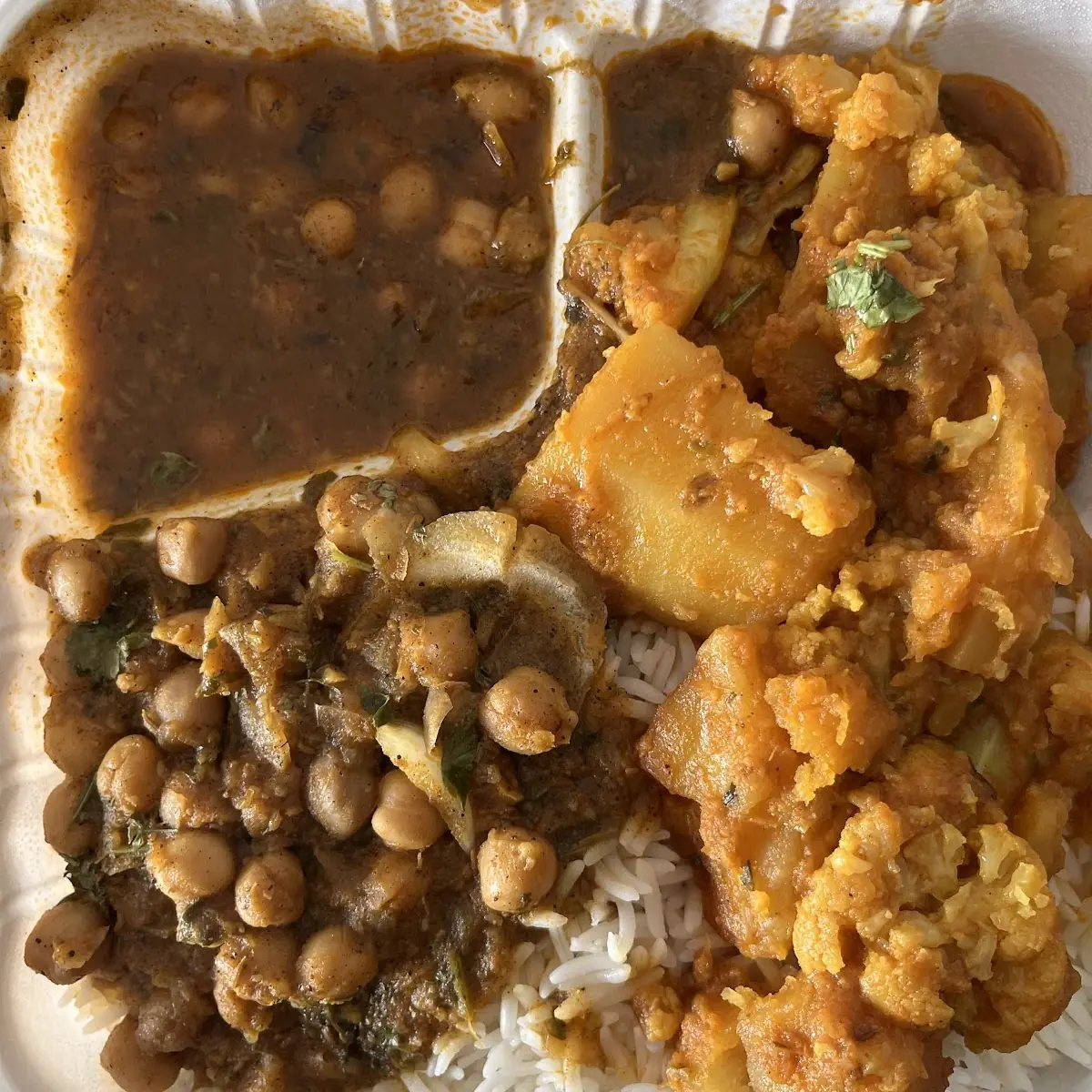 Aloo Gobi & Chana Masala