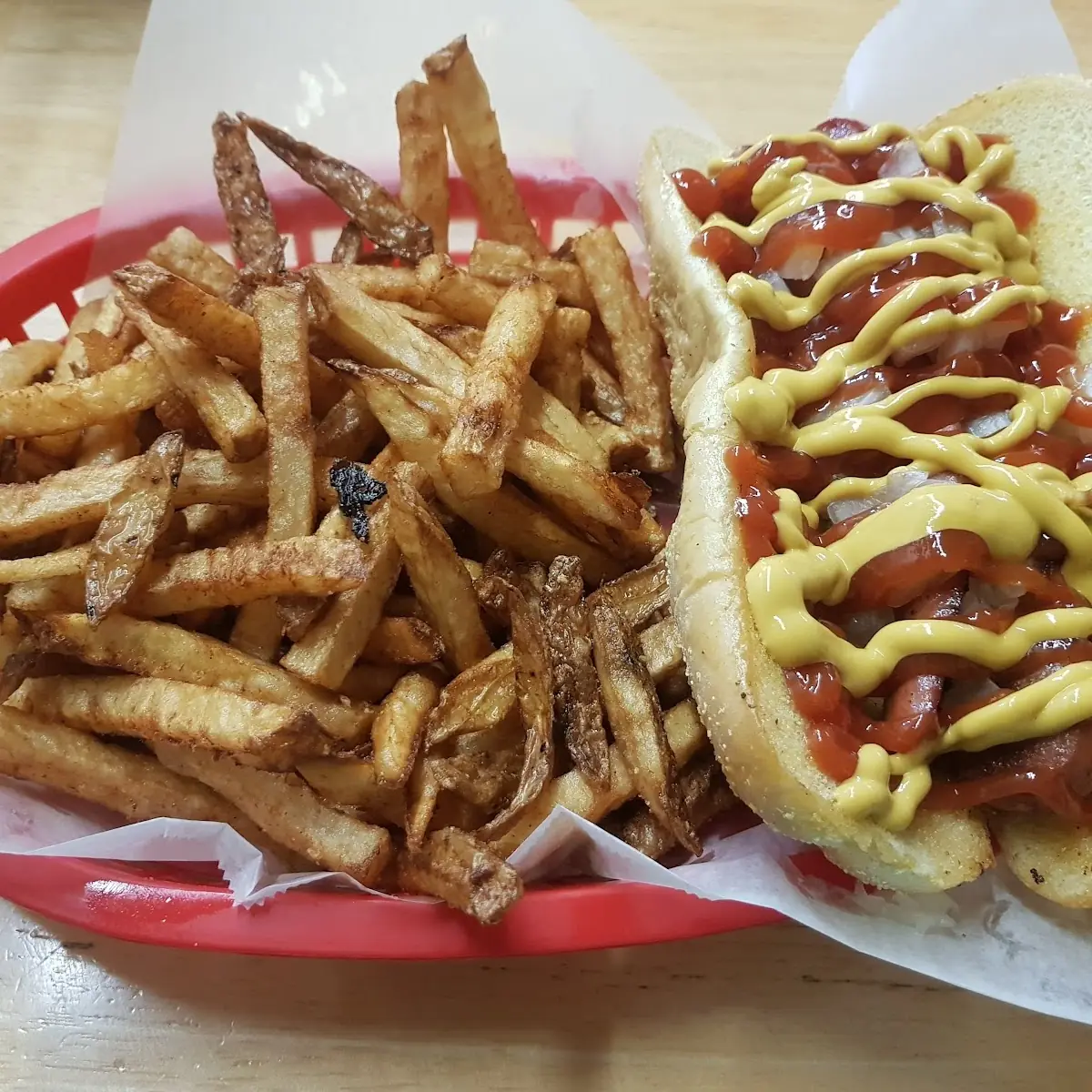 Hot Dog and Fries