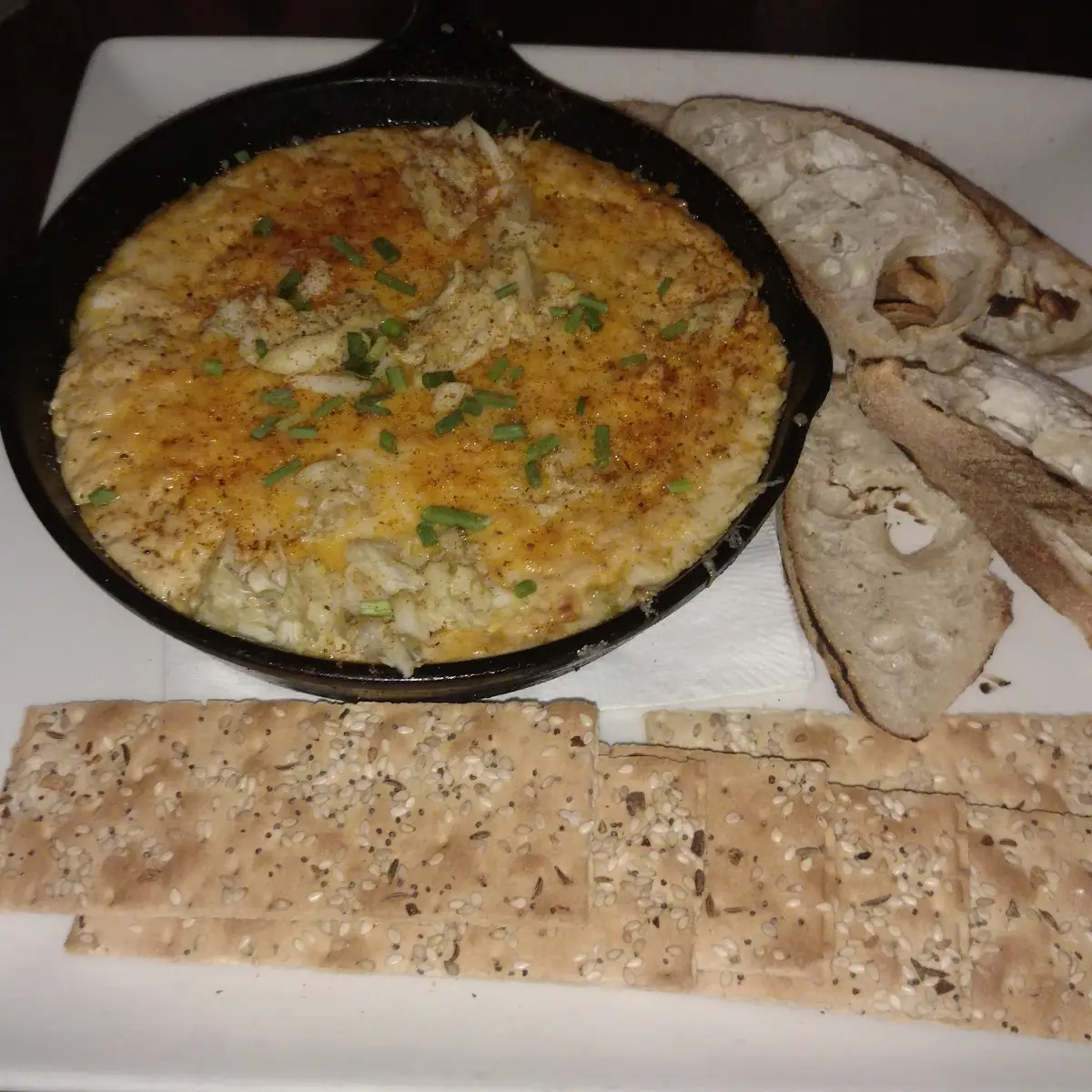 Cast Iron Crab Dip