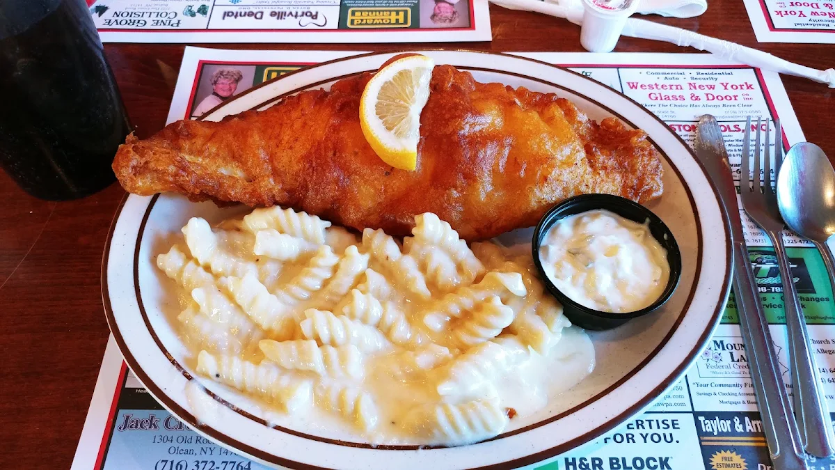 Fish Fry with Mac and Cheese