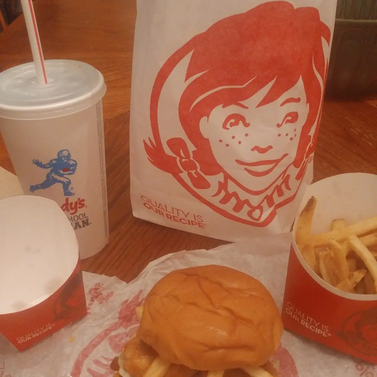 Junior Bacon Cheeseburger Combo