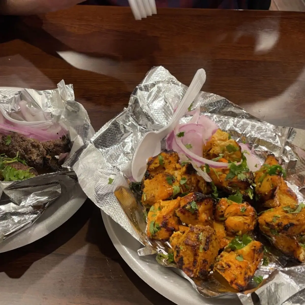 Beef Seekh and Chicken Kebab