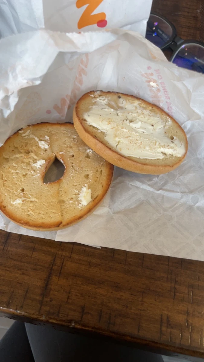 Bagels with Cream Cheese Spread
