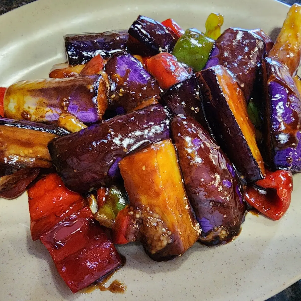 Seed Eggplant in Garlic Sauce