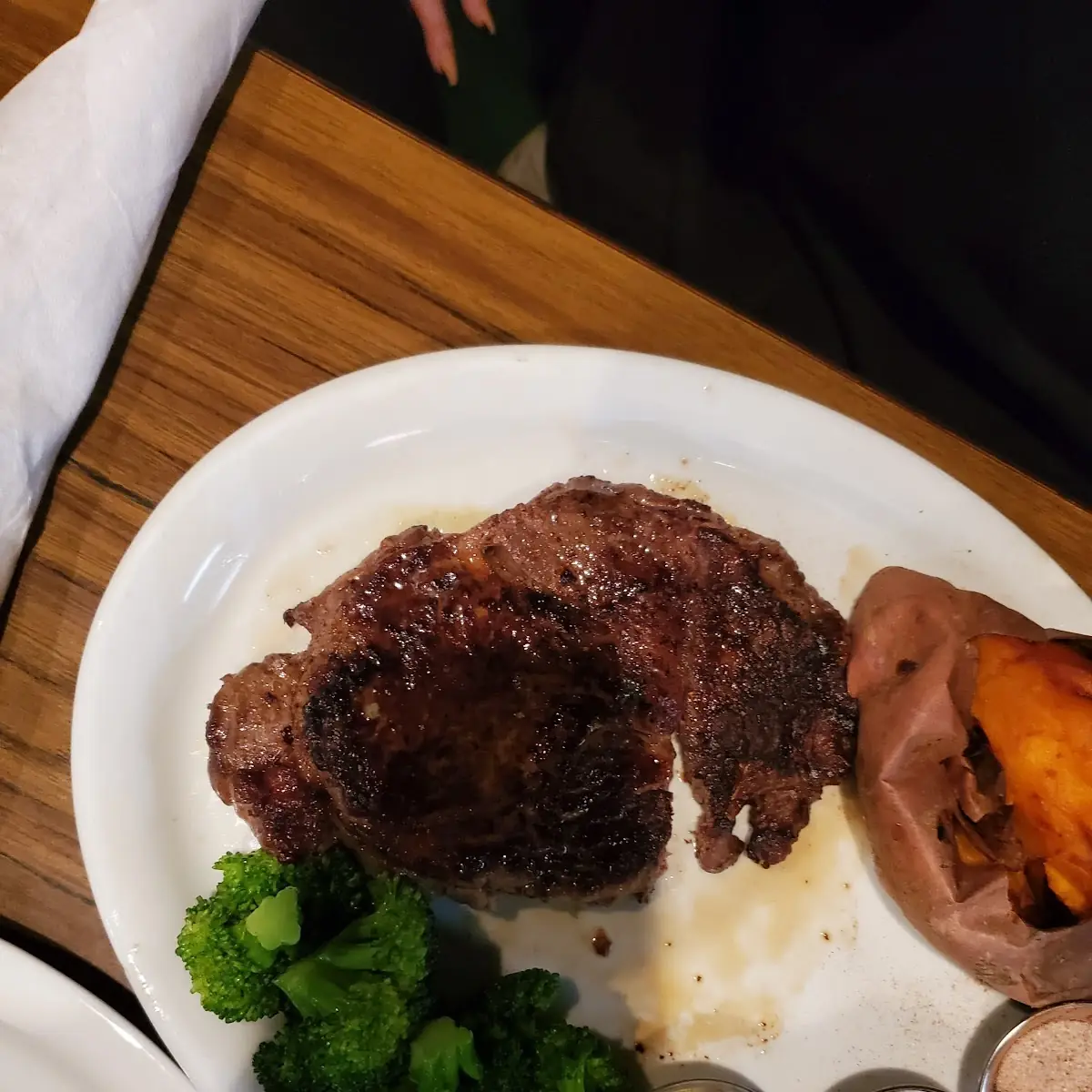 Ribeye Steak with Sweet Potato