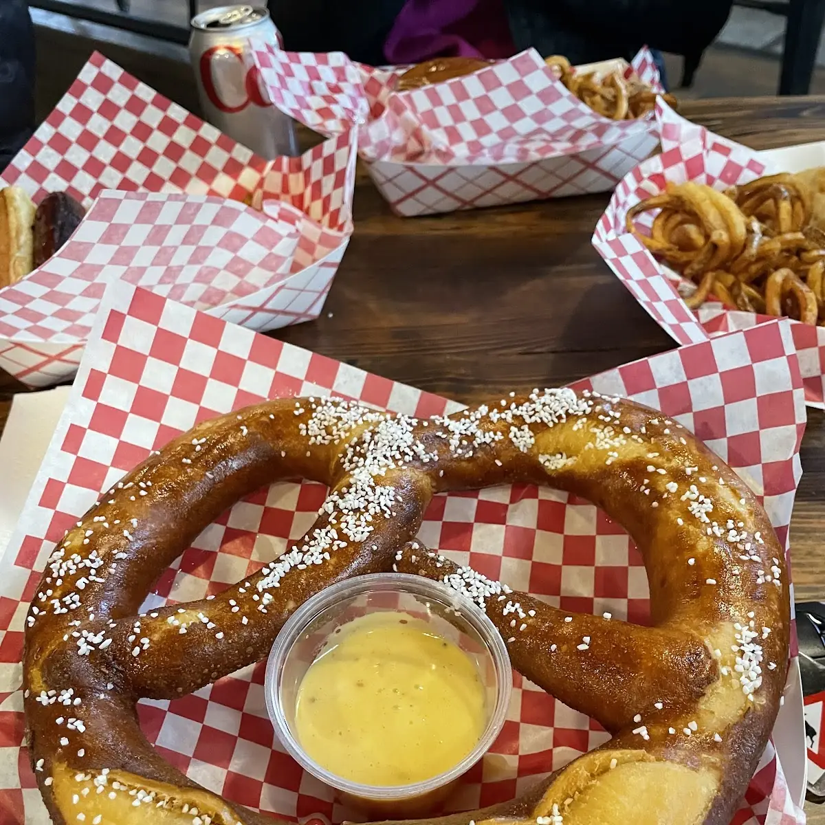 Bavarian Pretzel with Honey Mustard