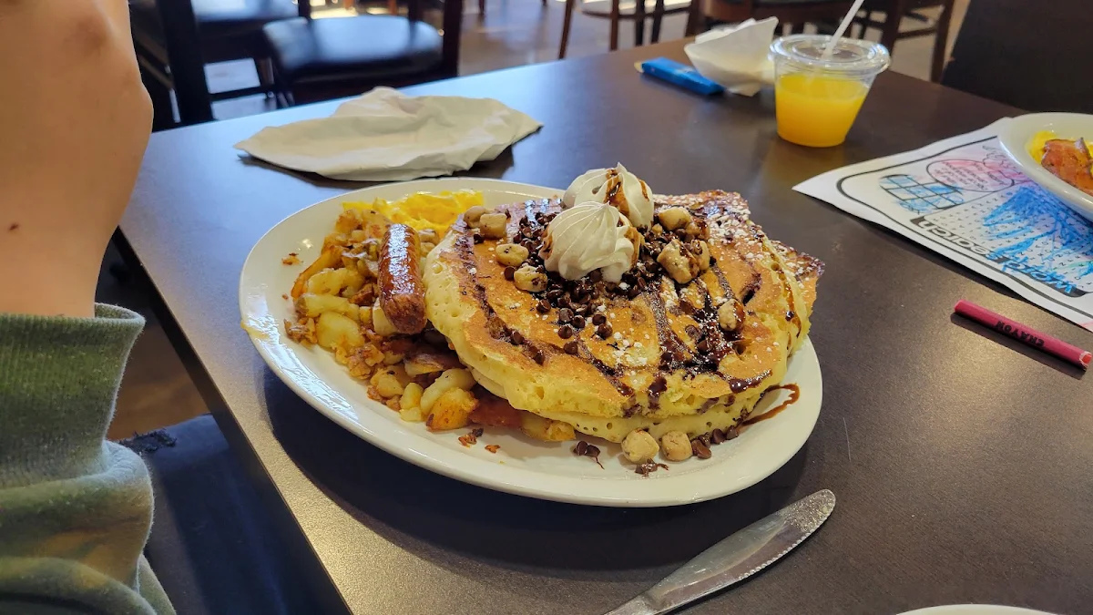 Chocolate Chip Cookie Dough Pancakes