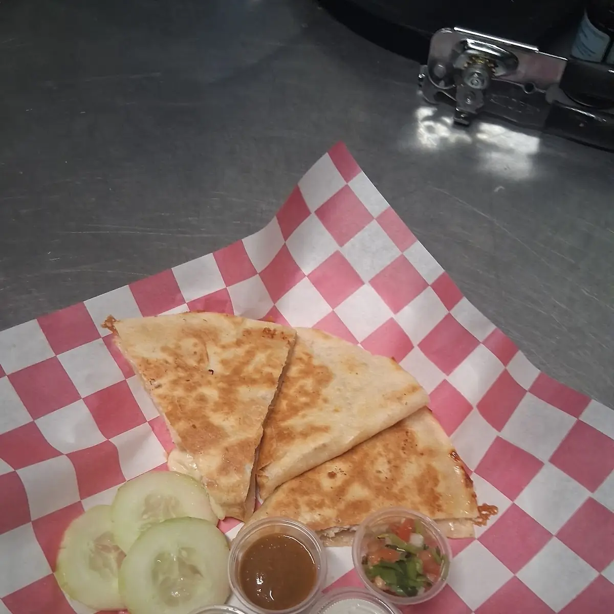 Quesadilla with Side Salad