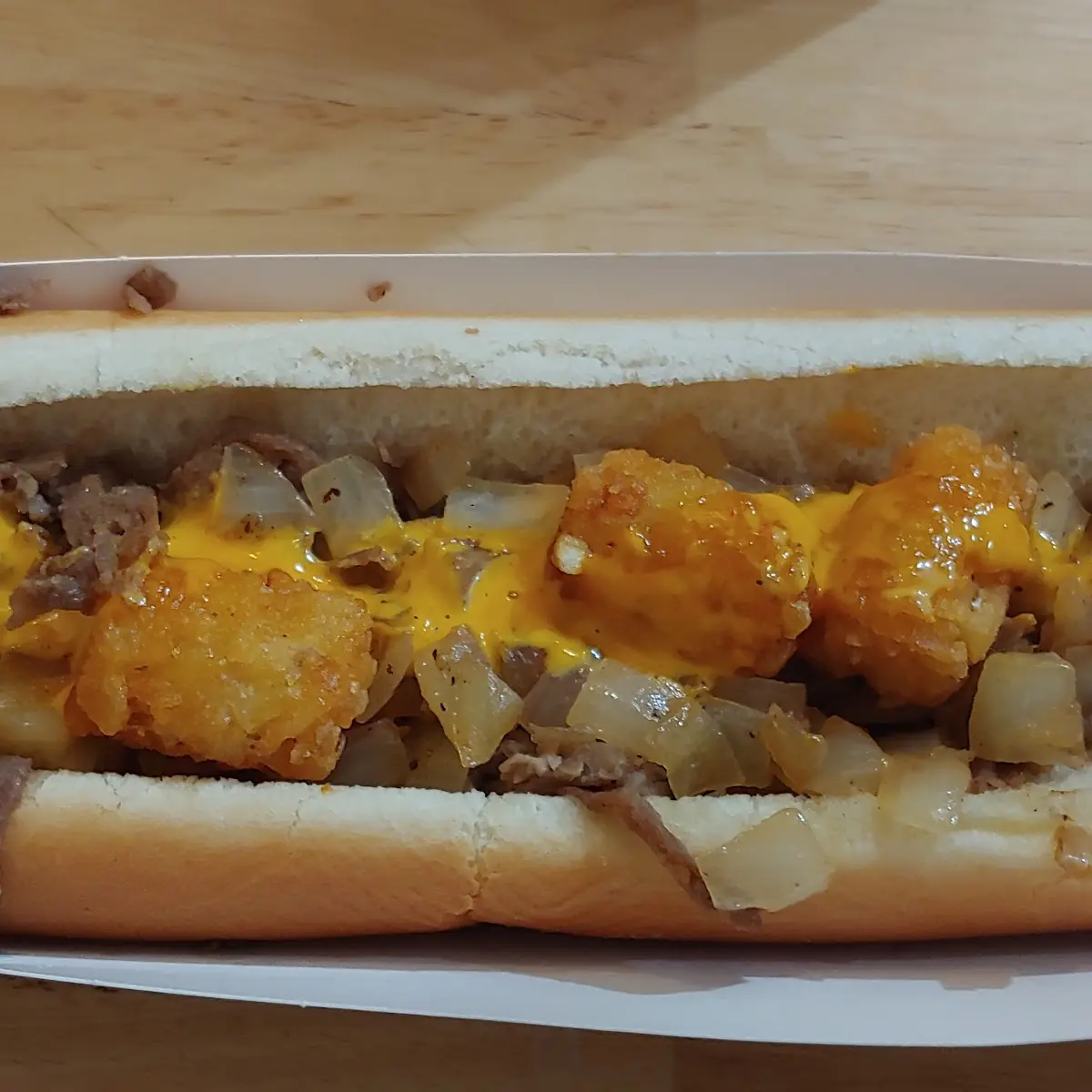 A Pitiful Cheese Steak Sandwich