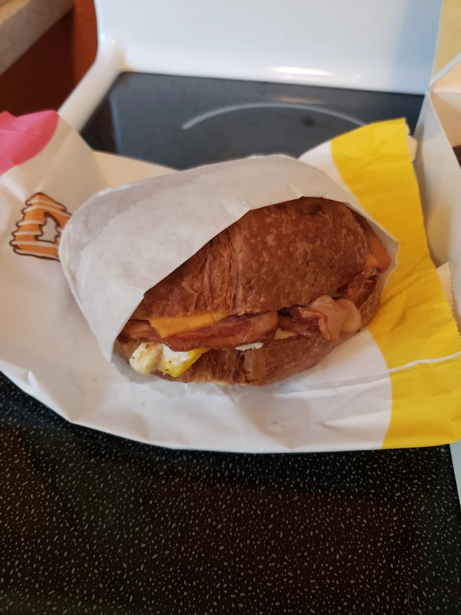 Bacon Egg and Cheese Cossant
