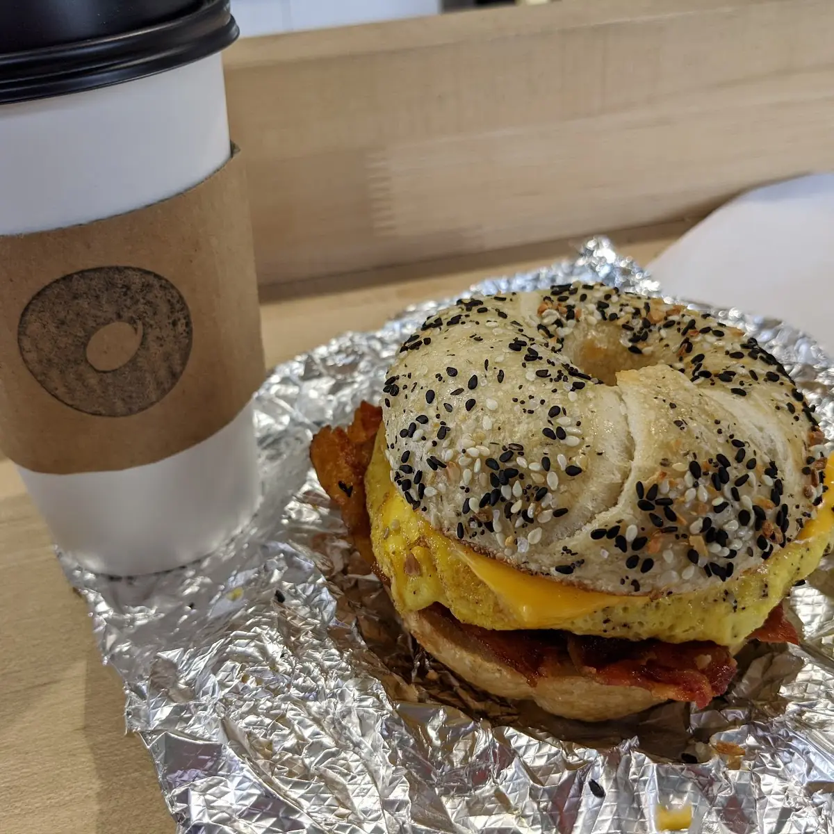 Bacon Egg and Cheese Bagel