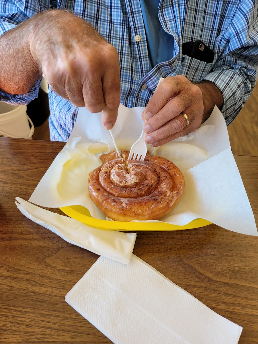 Cinnamon Roll Donut