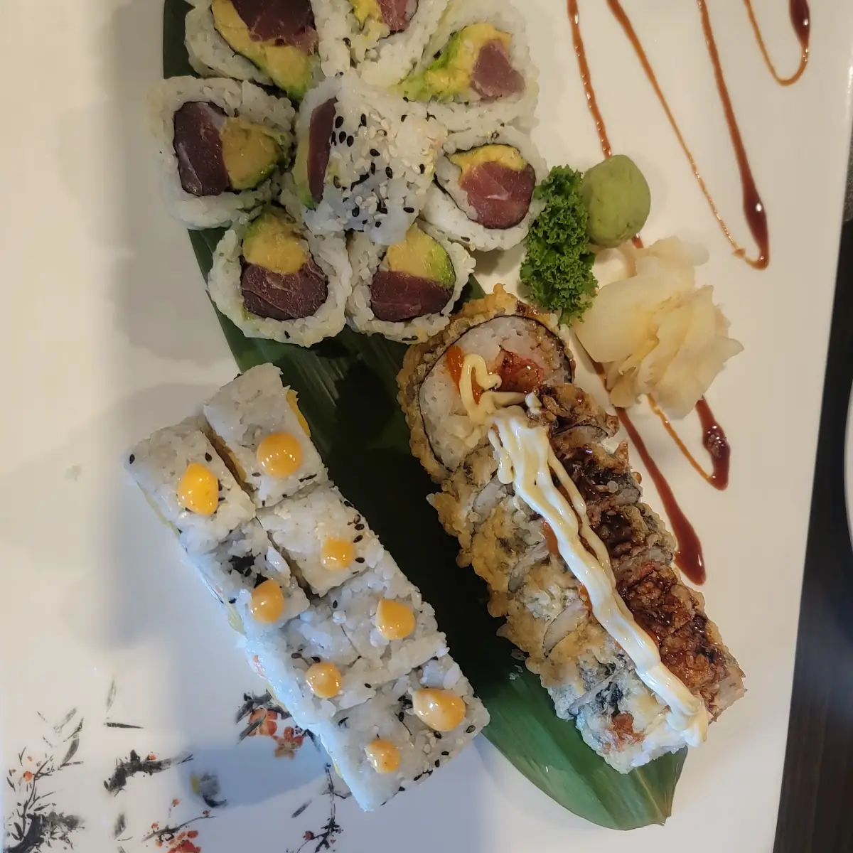 California Roll- Eel Roll & Snowcrab Roll