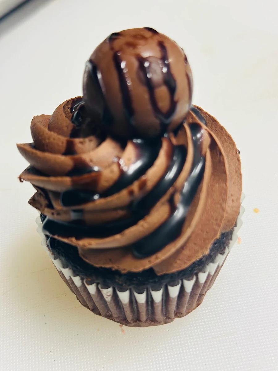 Triple Chocolate Chip Cupcake