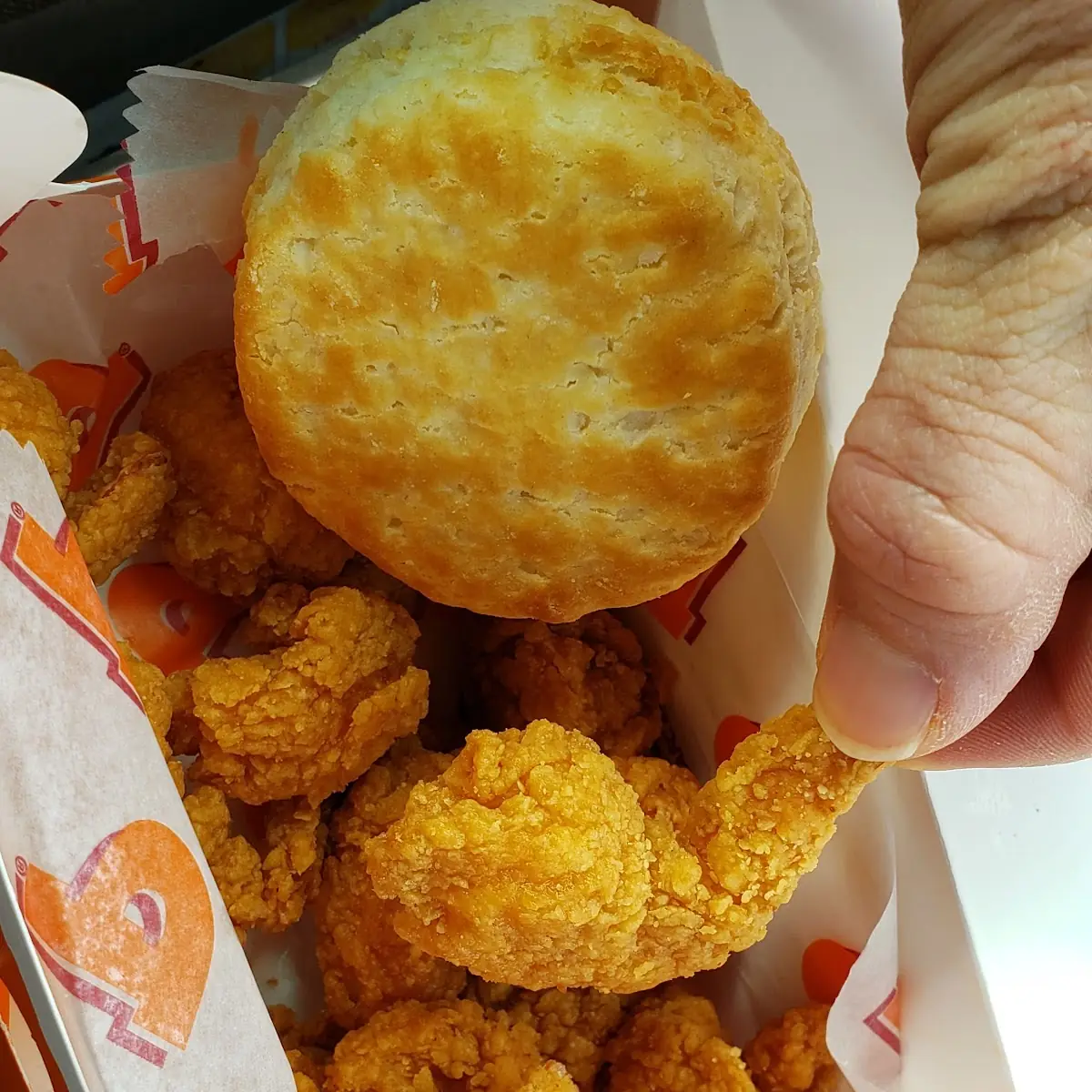 Butterfly Shrimpwith Biscuits