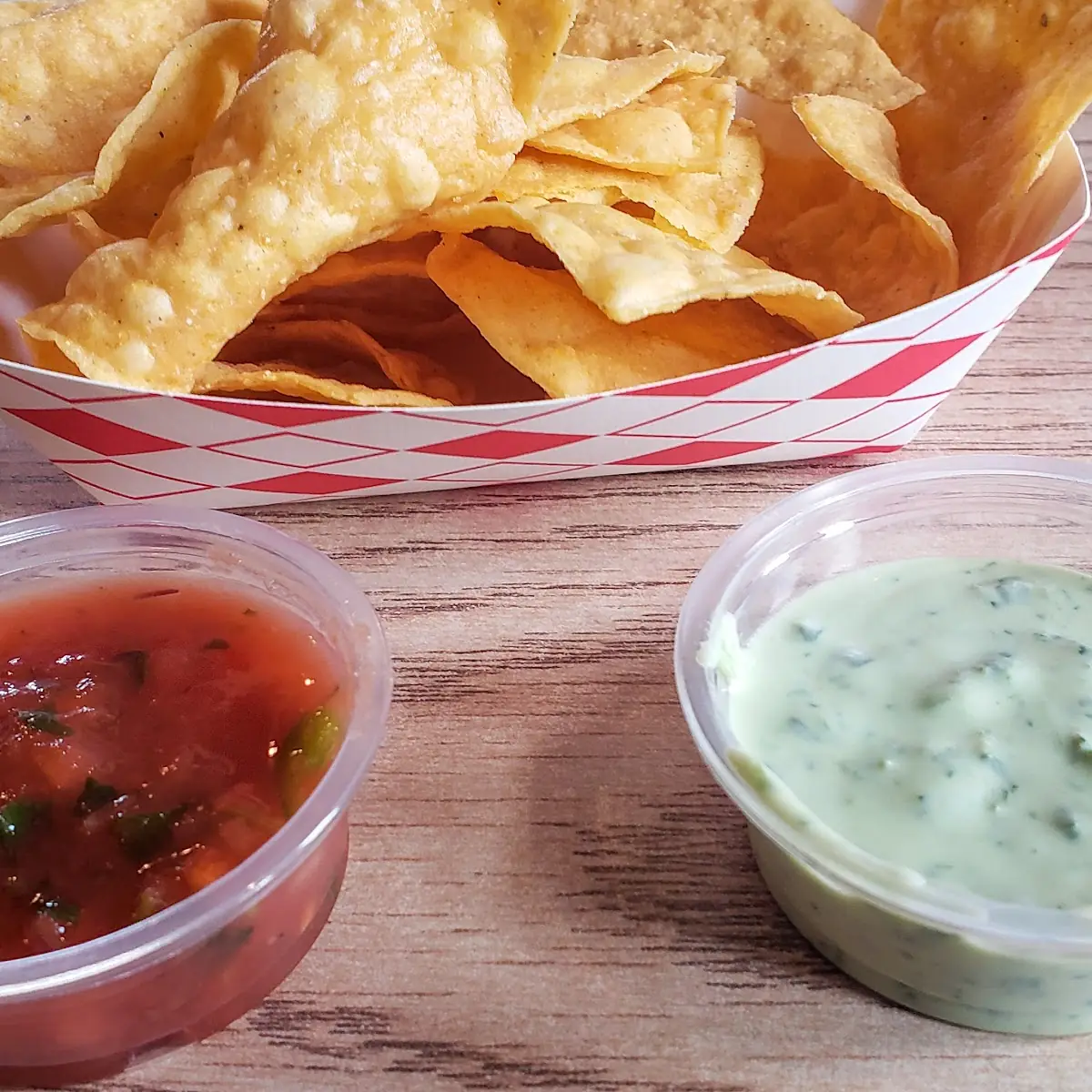Salsa Roja and Salsa Verde