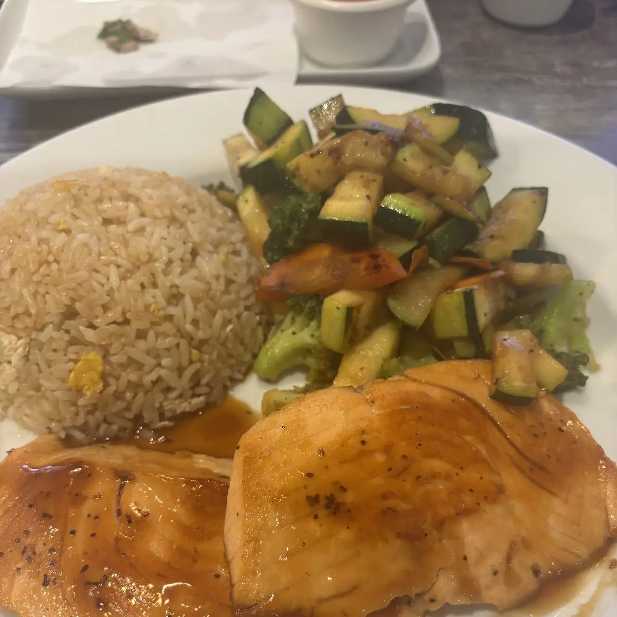 Hibachi Salmon